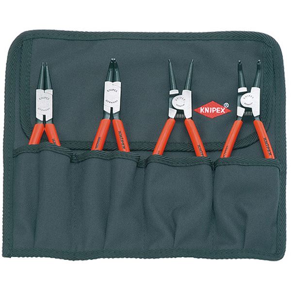KNIPEX(クニペックス)001956 スナップリングプライヤーセット(4本組)