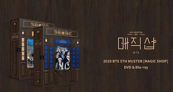 2019 BTS 5TH MUSTER [MAGIC SHOP] BTS DVD