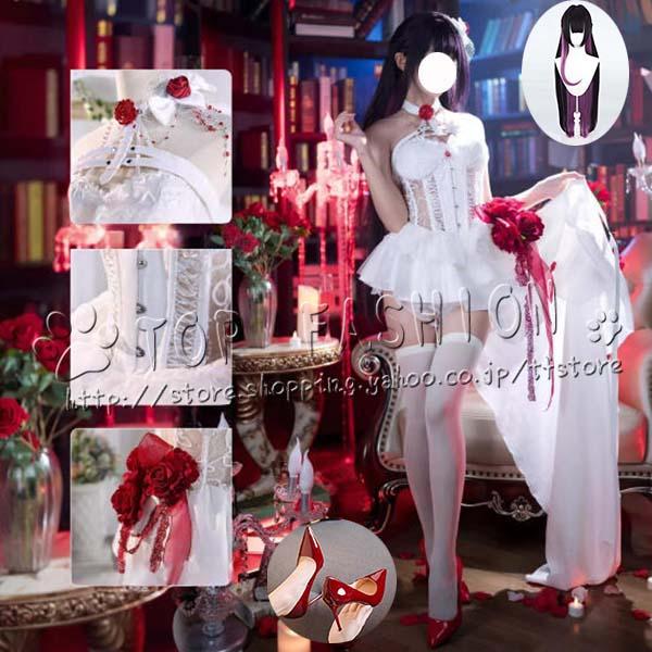 【品質良い 大好評中】勝利の女神：NIKKE 風 ミハラ 絆の鎖 コスプレ衣装 ウィッグ 靴 cosplay コスチューム ハロウィン クリスマス