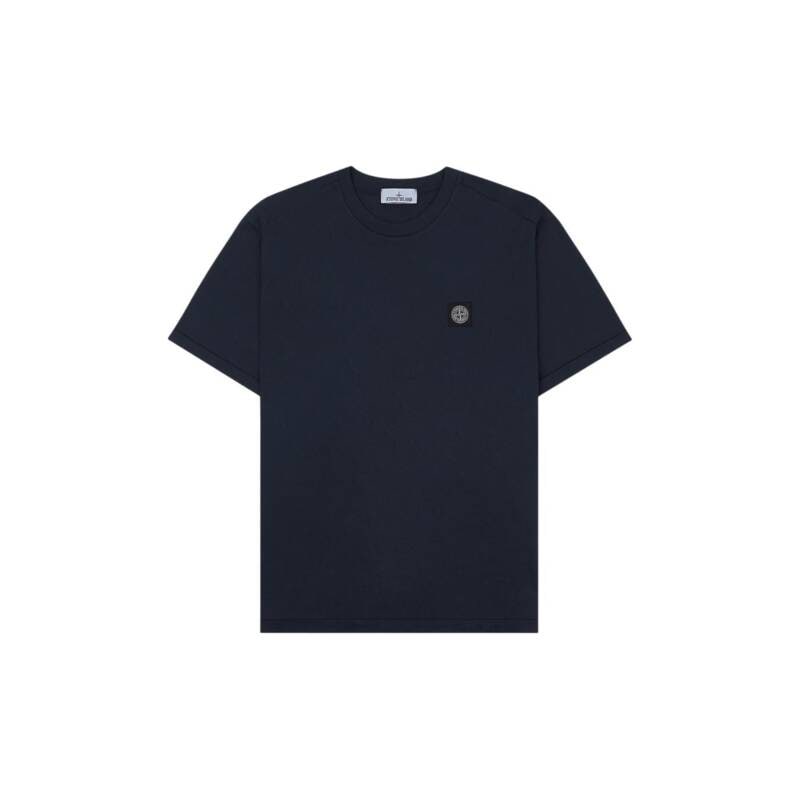 [ロロモダ] ストーンアイランド ロゴパッチ 半袖Tシャツ/771524113-V0020