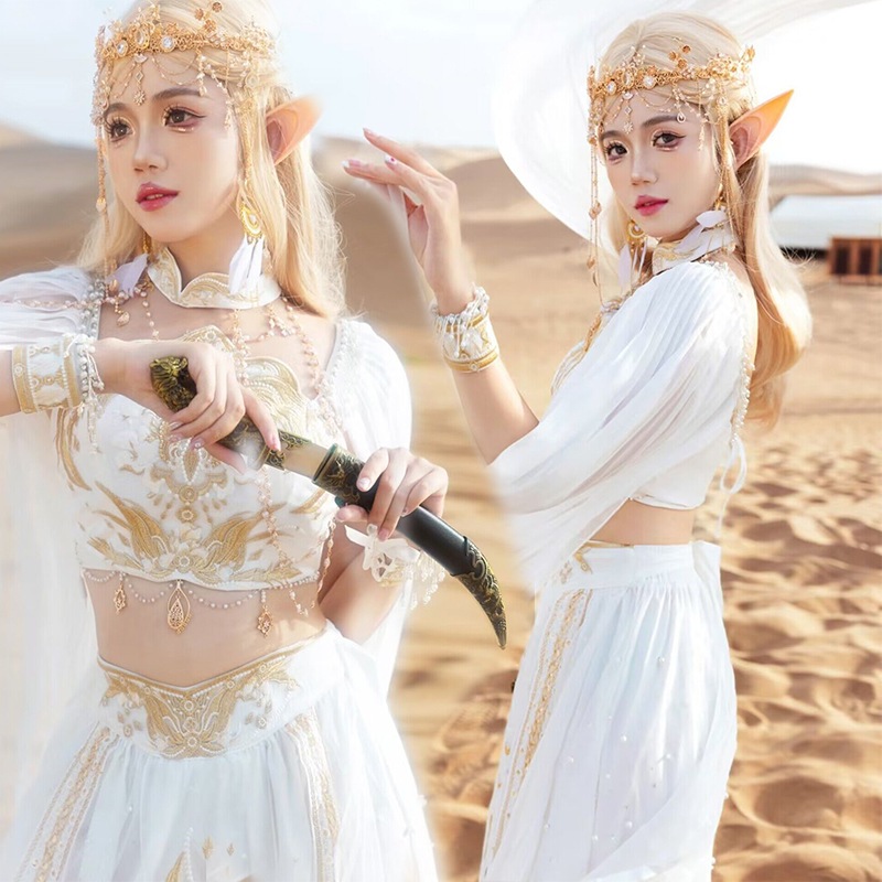 クラシックダンス服装砂漠旅レディース　ワンピース　コスプレ