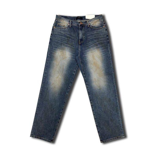 メンズ春秋ノクダインワイドデニムパンツ OF-JEA-293