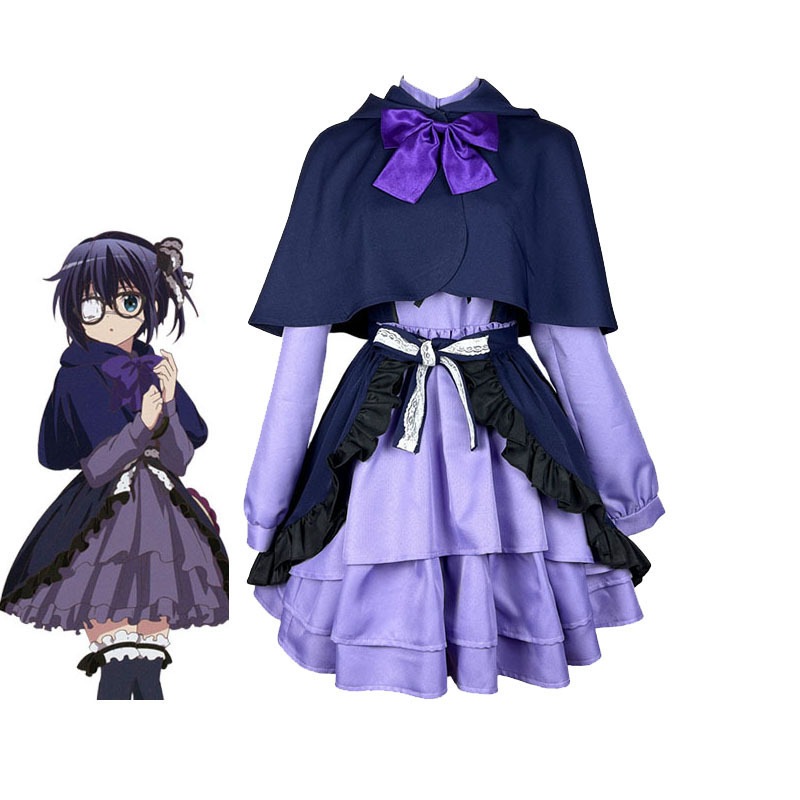 中二病でも恋がしたい！小鳥遊六花のコスプレ衣装 アニメ ハロウィン デート パフォーマンス衣装