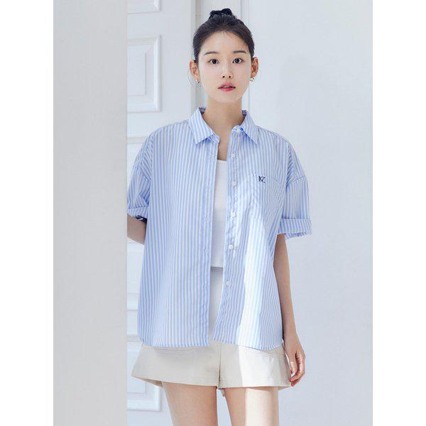 [パク・ファニPICK] サマー リンクルフリー 半袖シャツ(MAEBSH11MST)