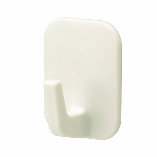 （まとめ）レック あったメルトフック ホワイト 角 H-660（壁面 収納 不燃性 熱 接着剤 引っ掛け コンクリート 外壁） 120個セット