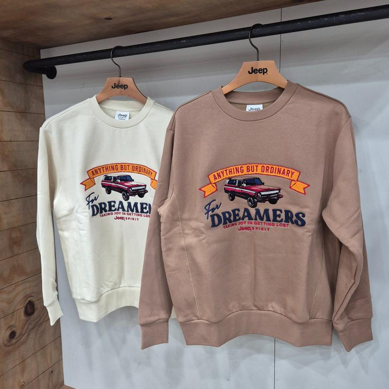 起毛ブークレアップリケマンツーマンJO4TSU859_GN