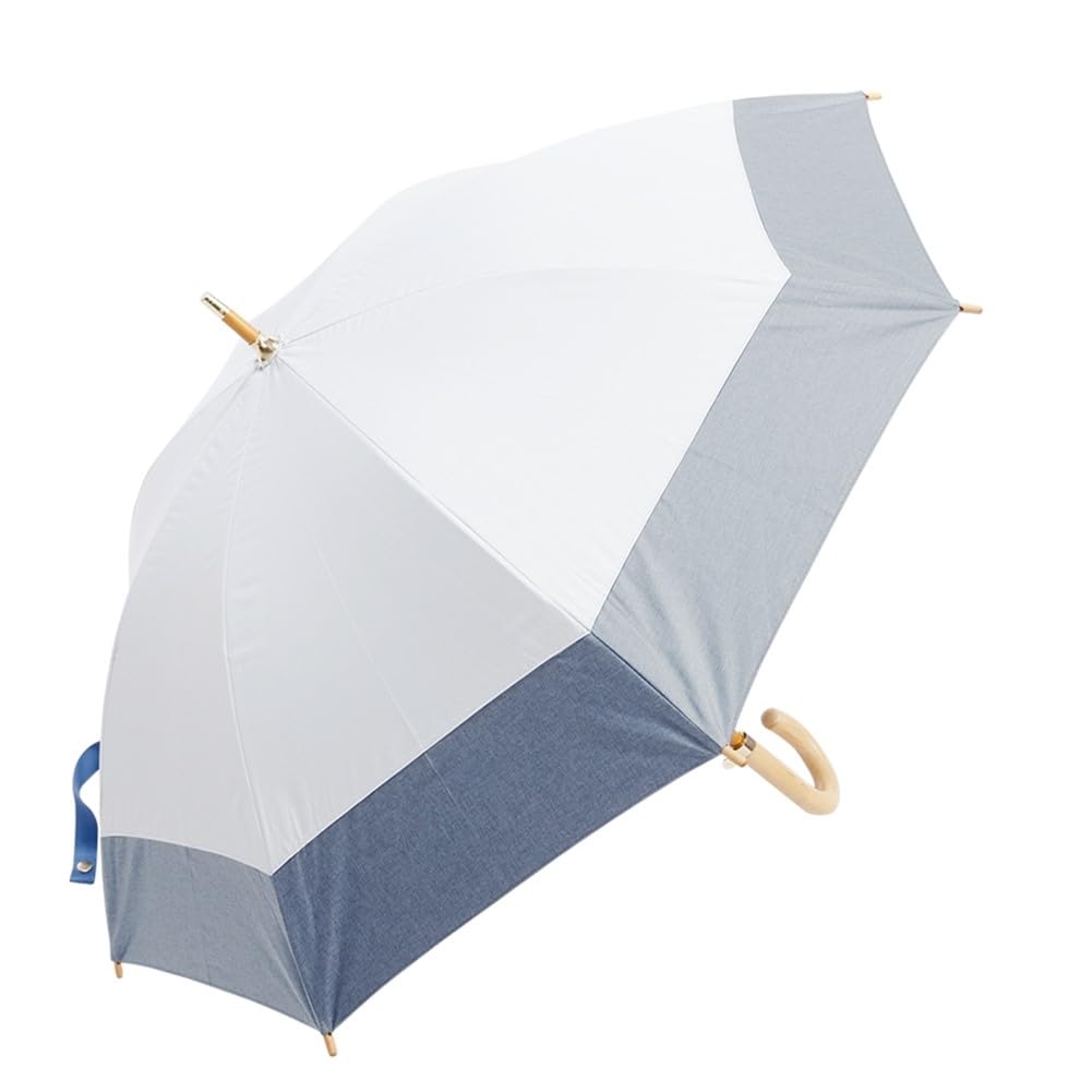 小川(Ogawa) 日傘 長傘 レディース 日本発の傘ブランド 検査時 遮光率100% UV99.9%カット 生地使用 遮熱 手開き式 50cm 8本骨 LINEDROPS Ciel シエル グログラ