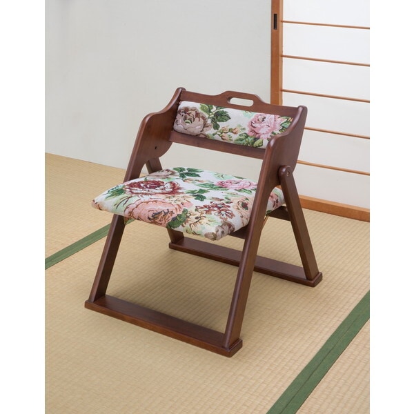 ファミリー・ライフ 天然木和風折り畳み椅子(04490) メーカー直送