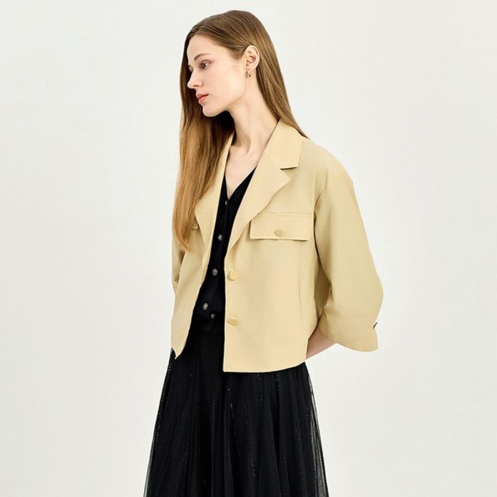 (エスソレディア) S ソレディアテーラードクロップジャケット SOO4ZJK100