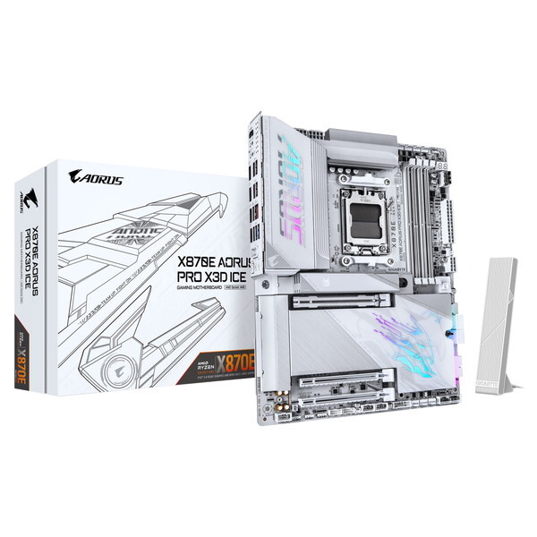 X870E A PRO X ICE ホワイト AORUS マザーボード メーカー直送