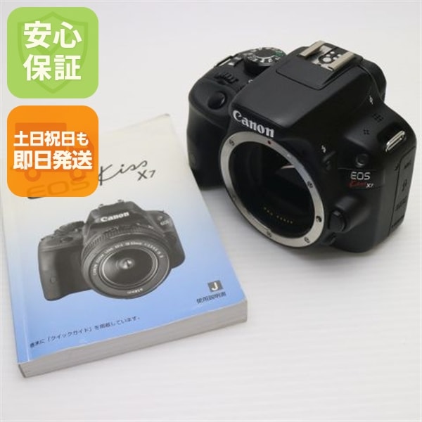 新品同様 EOS Kiss X7 ブラック デジタル一眼 Canon 16