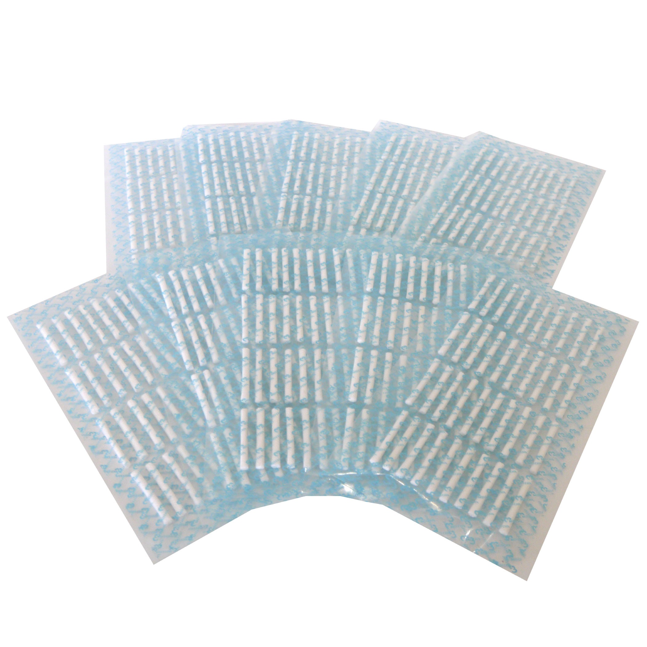 まつげパーマ用 粘着ロット まつげカール (1枚40本入り/ 衛生的な使い捨てタイプ）：ロゴ有り Ｍ (1枚40本 10枚セット)