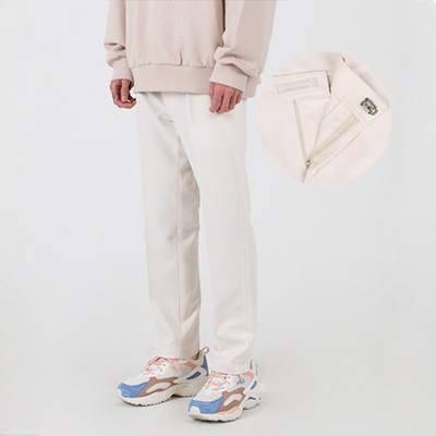 [STEADYCOMMA]P9Wコントロールストレートスラックス