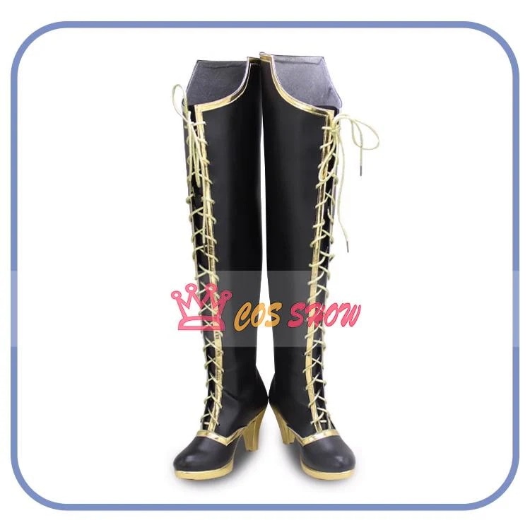 人気商品N0.1 ツイステ ハロウィン ポムフィオーレ寮 ルーク エペル ヴィル スケアリー コスプレシューズ 靴 ブーツ イベント 文化祭 男女兼用 学園祭 ハロウィン 撮影用