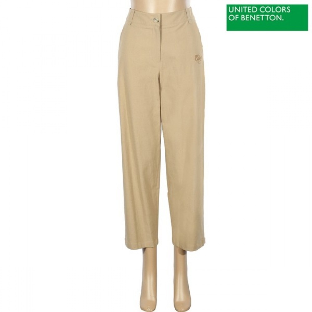 (ベネトン) ベネトン刺繍入りロゴバギーフィットパンツ BAPT60331_BG