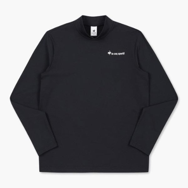 長袖Tシャツ TQT QP423TRLO1-BLK ベーシックモックネック長袖Tシャツ / BLACK