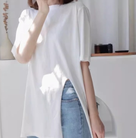 レディース トップス 半袖 大人可愛い きれいめ シンプル カジュアル 上品 こなれ感 ラフ スポーティー ガーリー 無地 春 夏 OL 通勤 学生 学校 リゾート 旅行