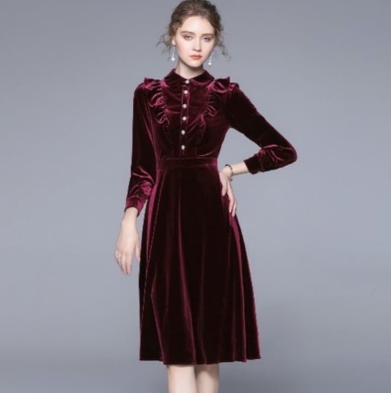 ワンピース デート ミモレ ミモレ丈 袖あり かわいい 大人可愛い きれいめ シンプル カジュアル 大人 上品 おしゃれ お洒落 主役級 存在感 夏 10代 20代 30代 レディース 女性用 OL