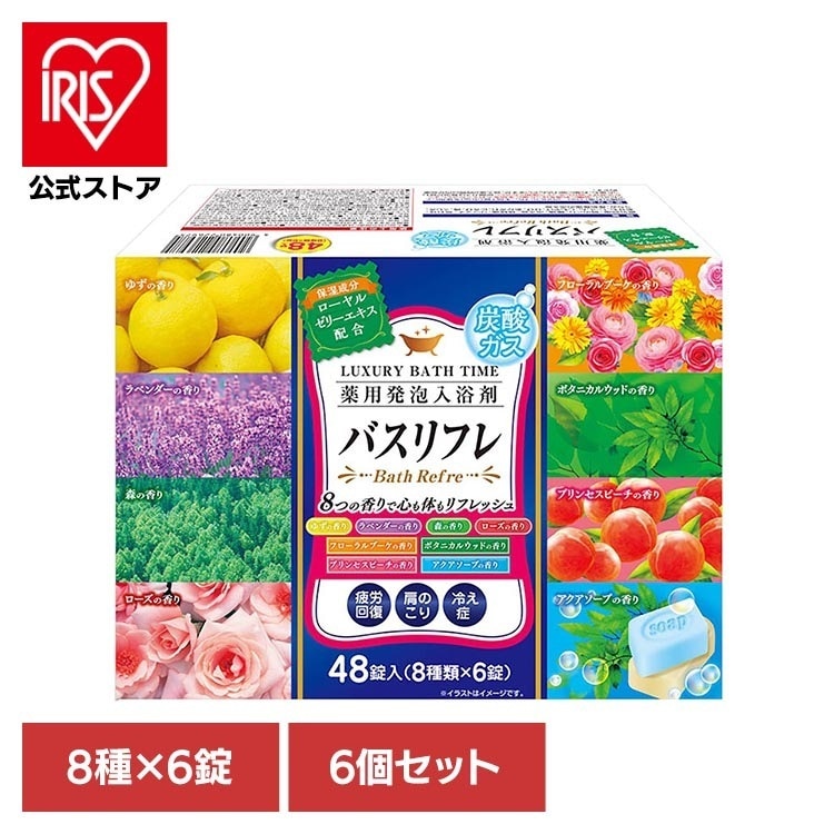 (6個セット)入浴剤 アソートセット 薬用 炭酸ガス 薬用発泡入浴剤 ライオンケミカル