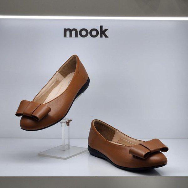 女性カジュアルリボンフラット422253 AM HGPT1SD