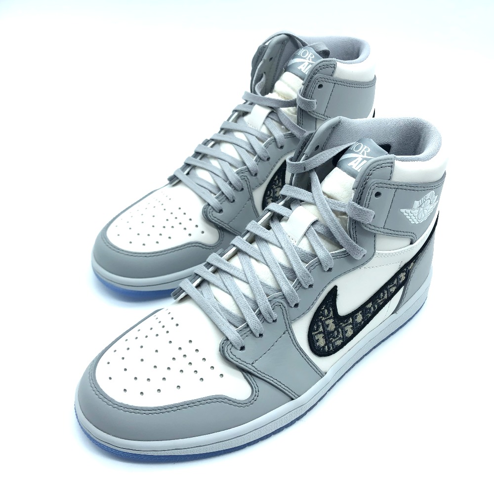 スニーカー CN8607-002 Dior×Nike ナイキ エアジョーダン1 Air Jordan 1 High OG ホワイト×グレー×ブラック