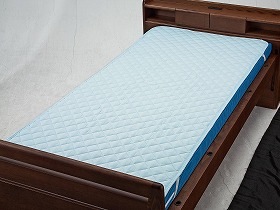 ウェルファン 洗えるベッドパット（ポリ） ブルー Sレギュラー 009465