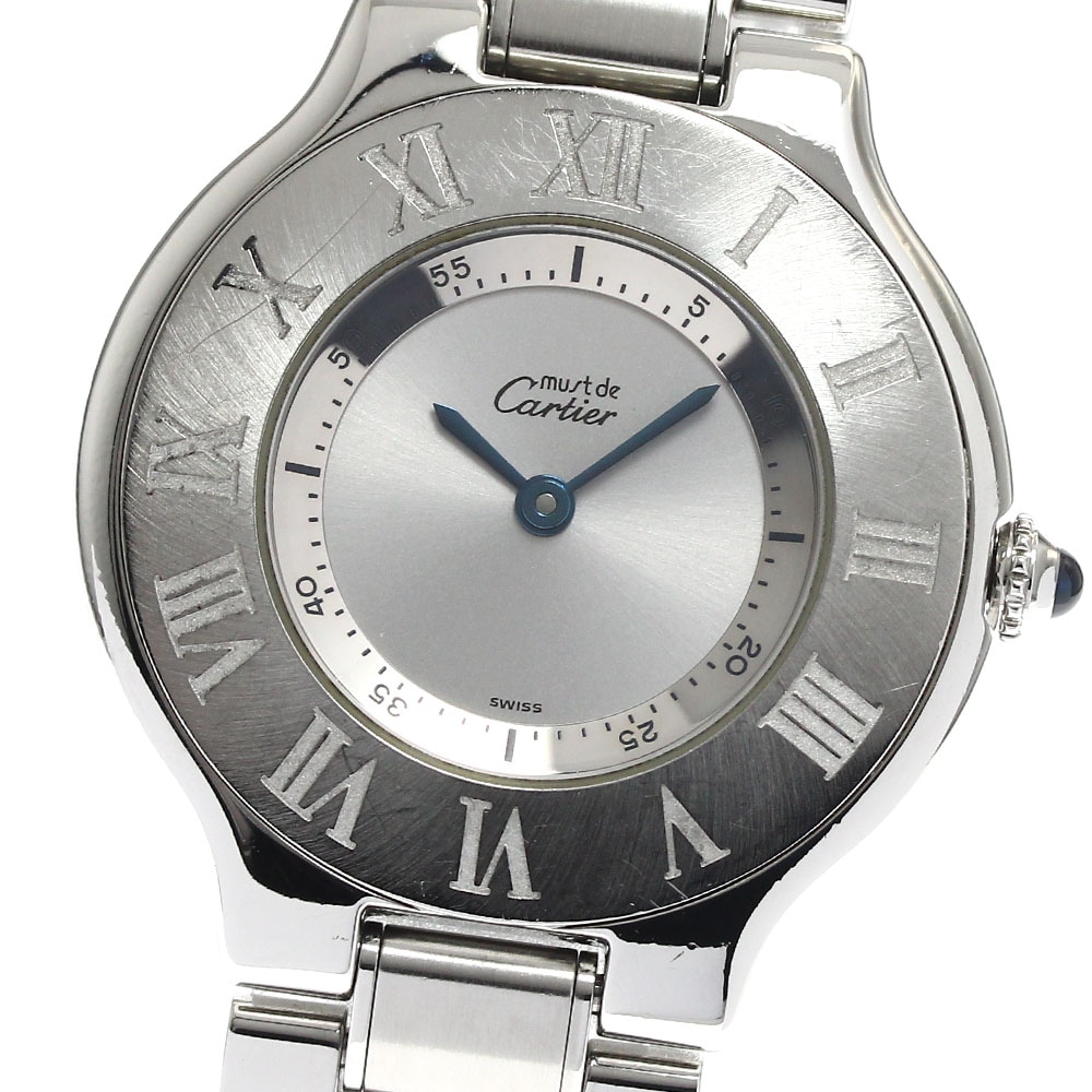 カルティエ CARTIER W10110T2 マスト21LM クォーツ ボーイズ _896808【中古】
