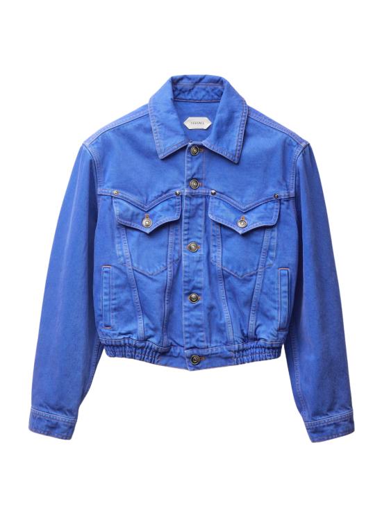 VERSACE Women Jackets 1024527 1A178711DB10 Denim scuro