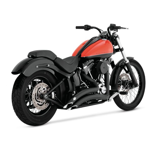 BigRadius 2-2 PCX ビッグラディウス ブラック マフラー SOFTAIL 86-17 1800-2570