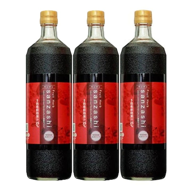 さんざしドリンク フルーツハーブ 900ml 3本 正規品 健康ドリンク　美容ドリンク