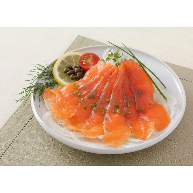 （グルメギフト）滋賀 滋賀中村屋 スモークサーモン 50gx5パック