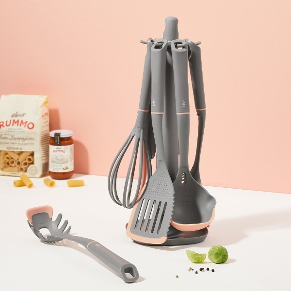 NEO EDGE シリコン製キッチンツール 9p ピンク