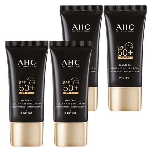 マスターズ アクアリッチ サンクリーム SPF50+ PA++++ 4個