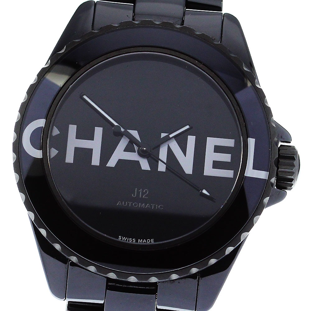 シャネル CHANEL H7418 J12 ウォンテッド ドゥ シャネル 黒セラミック 自動巻き メンズ 極美品 箱保証書付き_778567【中古】