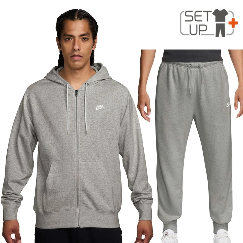 スウェット メンズ クラブ フレンチテリー フルジップパーカー/FN3885-FN3802-063