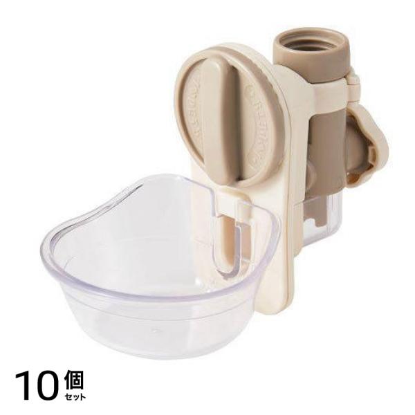 自動給水器 ラクリア Sサイズ 犬猫用 1組入 (アイボリー) 10個セット