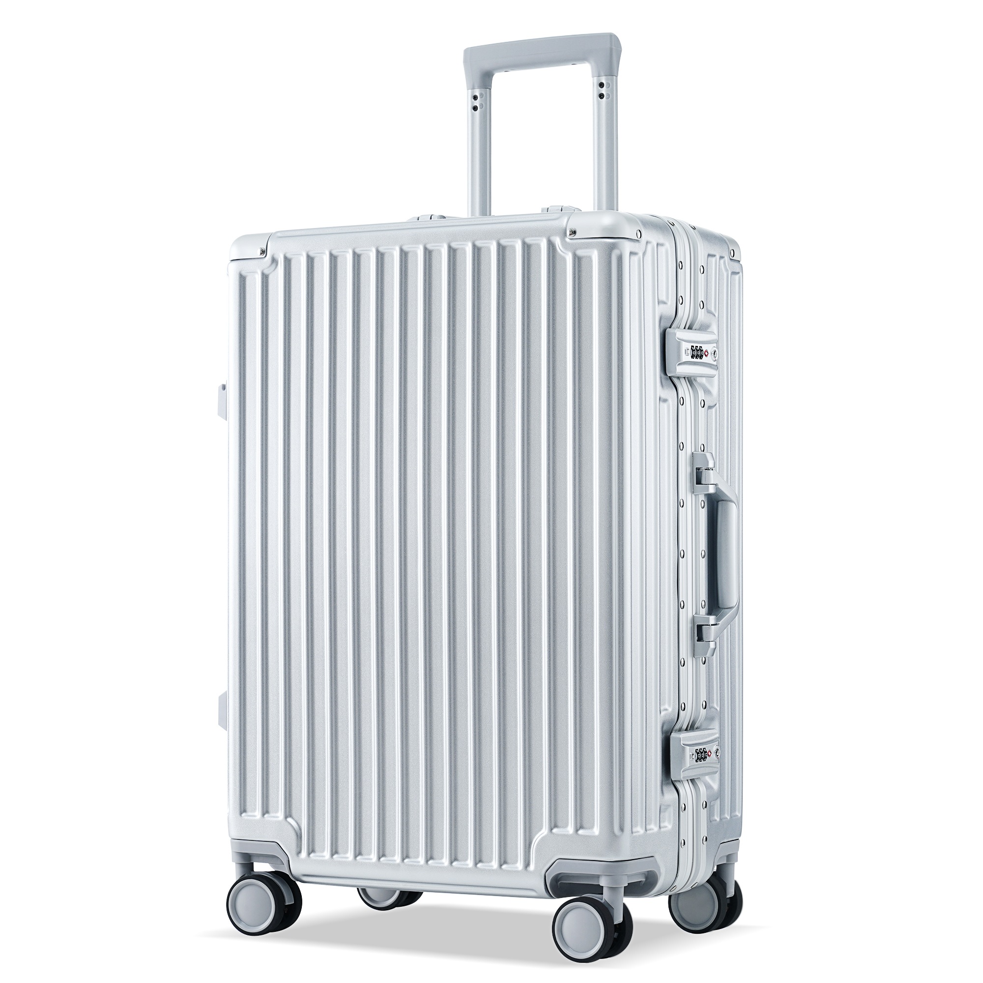 24時間限定価格！13スーツケース Lサイズ キャリーケース キャリーバッグ TSAロック フック式底足 防水ポケット 軽量 おしゃれ フレームタイプ ダイヤル式 L サイズ 静音 8～14日 大型