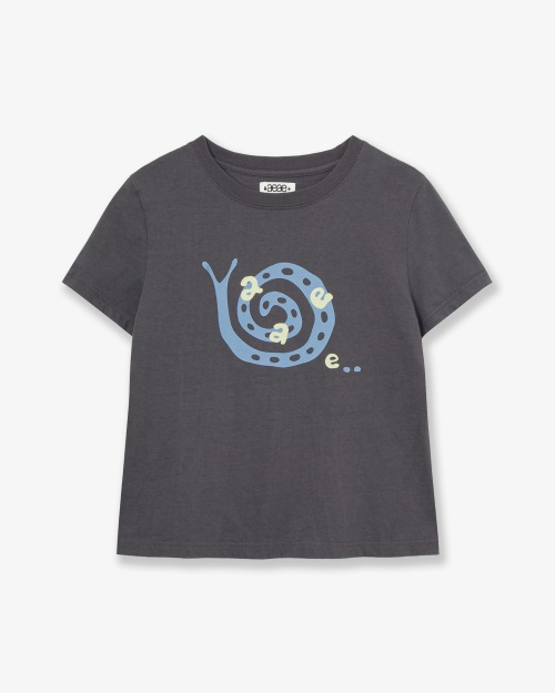 【AEAE】 SNAIL T-SHIRTS [CHARCOAL] 正規品