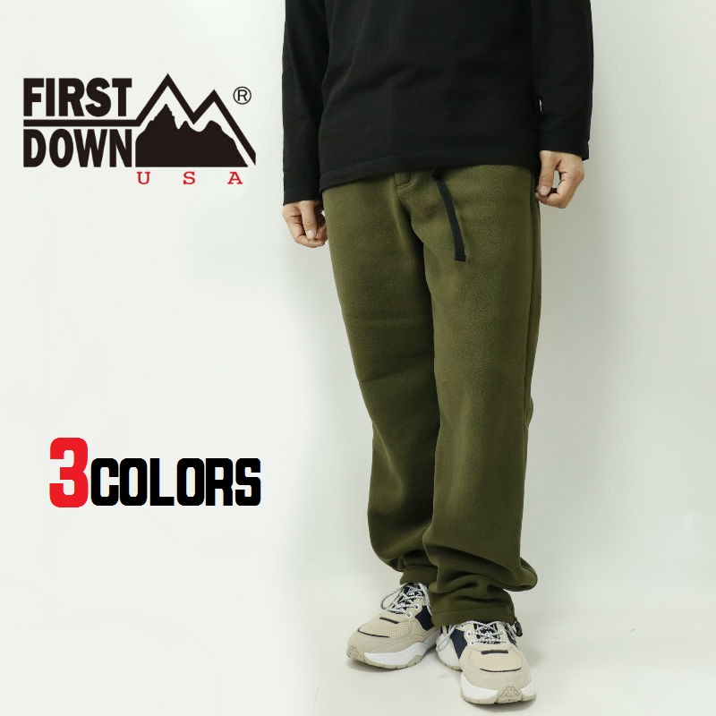 ファーストダウン MICRO FLEECE PANTS フリースパンツ ボトムス メンズ