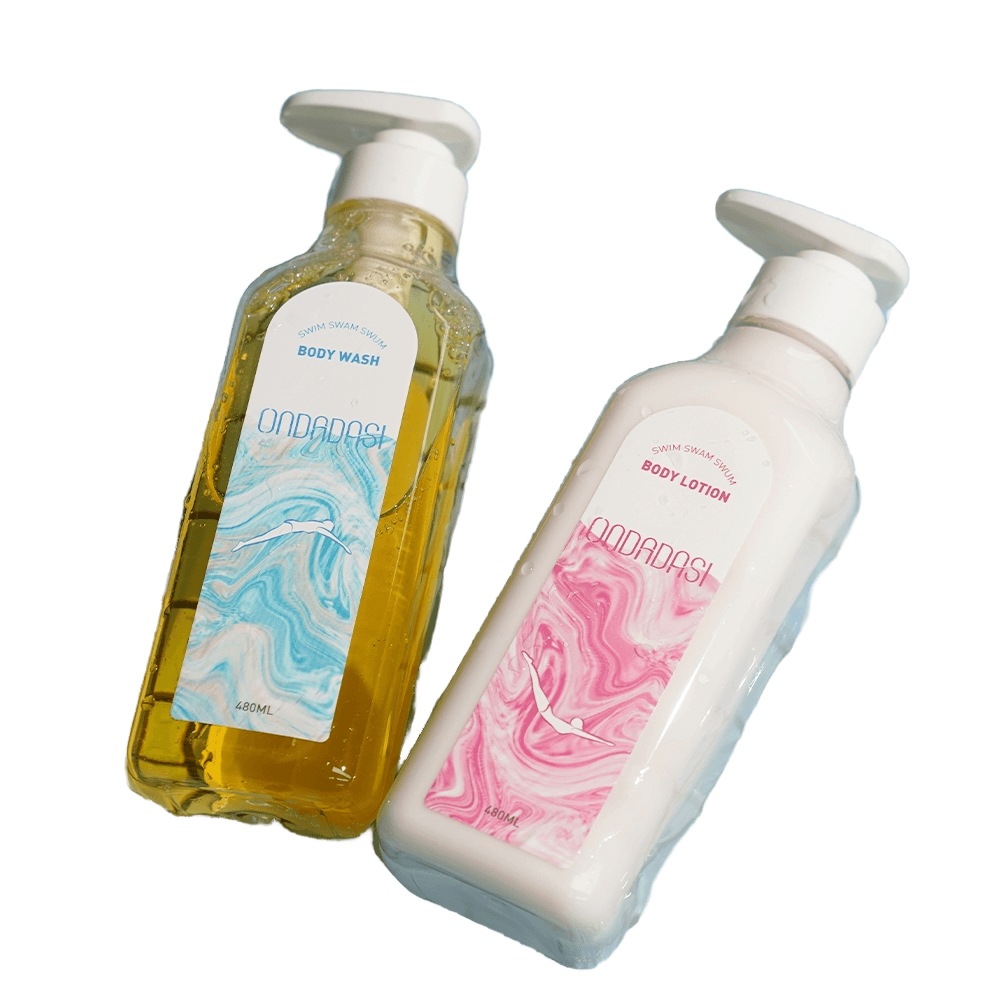 恩田だし プールケア 水泳 ボディウォッシュ&ボディローションセット 480ml