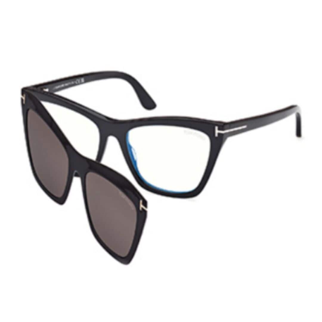 FT5971-B54001 - nero lucido 秋冬2024 サングラス・メガネ レディース ia