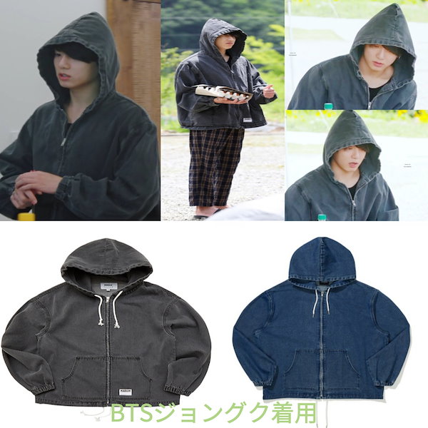 [BTSジョングク着用]WAVE LOGO DENIM JUMPER 韓国正規品 韓国アイドル/100%正規品保証ではない場合全額払い戻し/