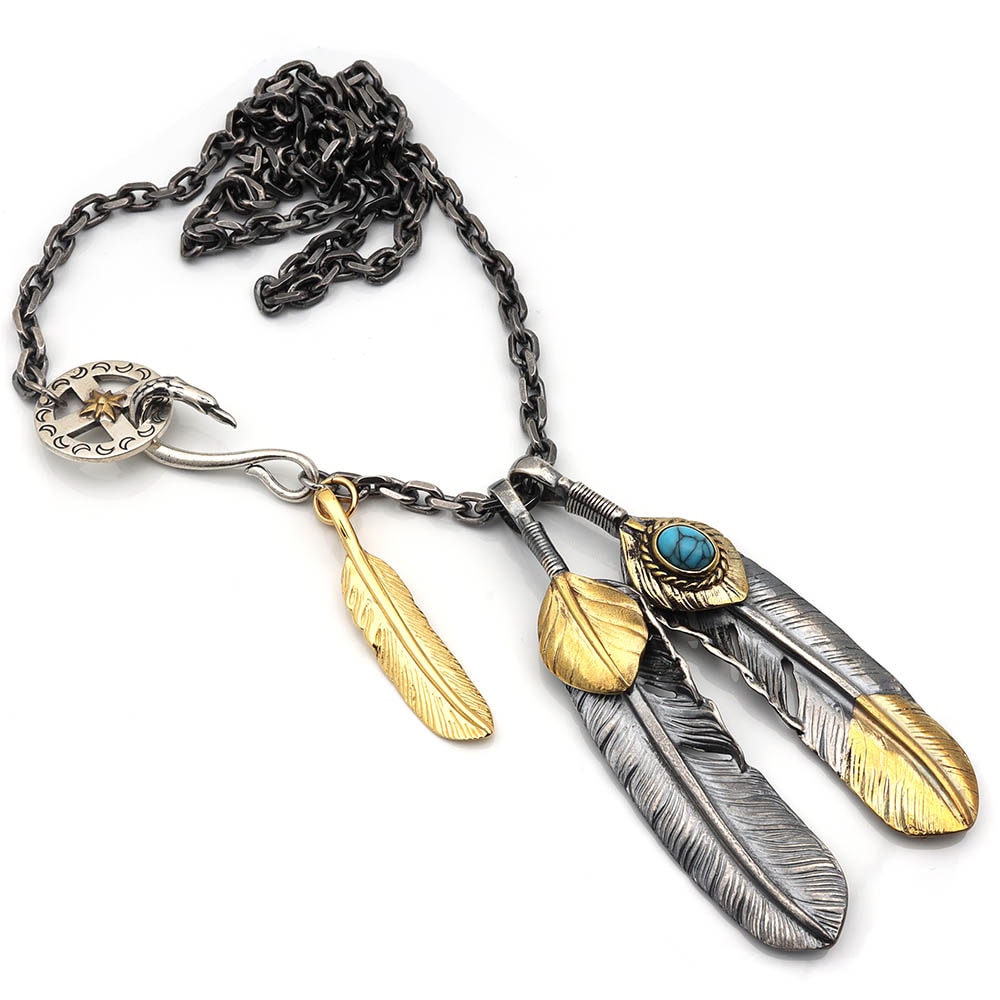 925 フェザーネックレス ダブル [hm011] 24,992円