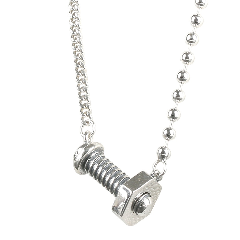 925 ボルトモチーフネックレス [ns082]