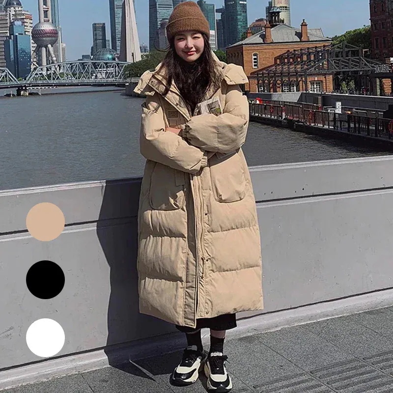 MF42 大人気 3色 韓国 ファッション ダウンコート 大きいサイズ ダウンジャケット ロングコート 韓国 コート レディース服 コットン ダウン コート レディース アウター ダウン 韓国