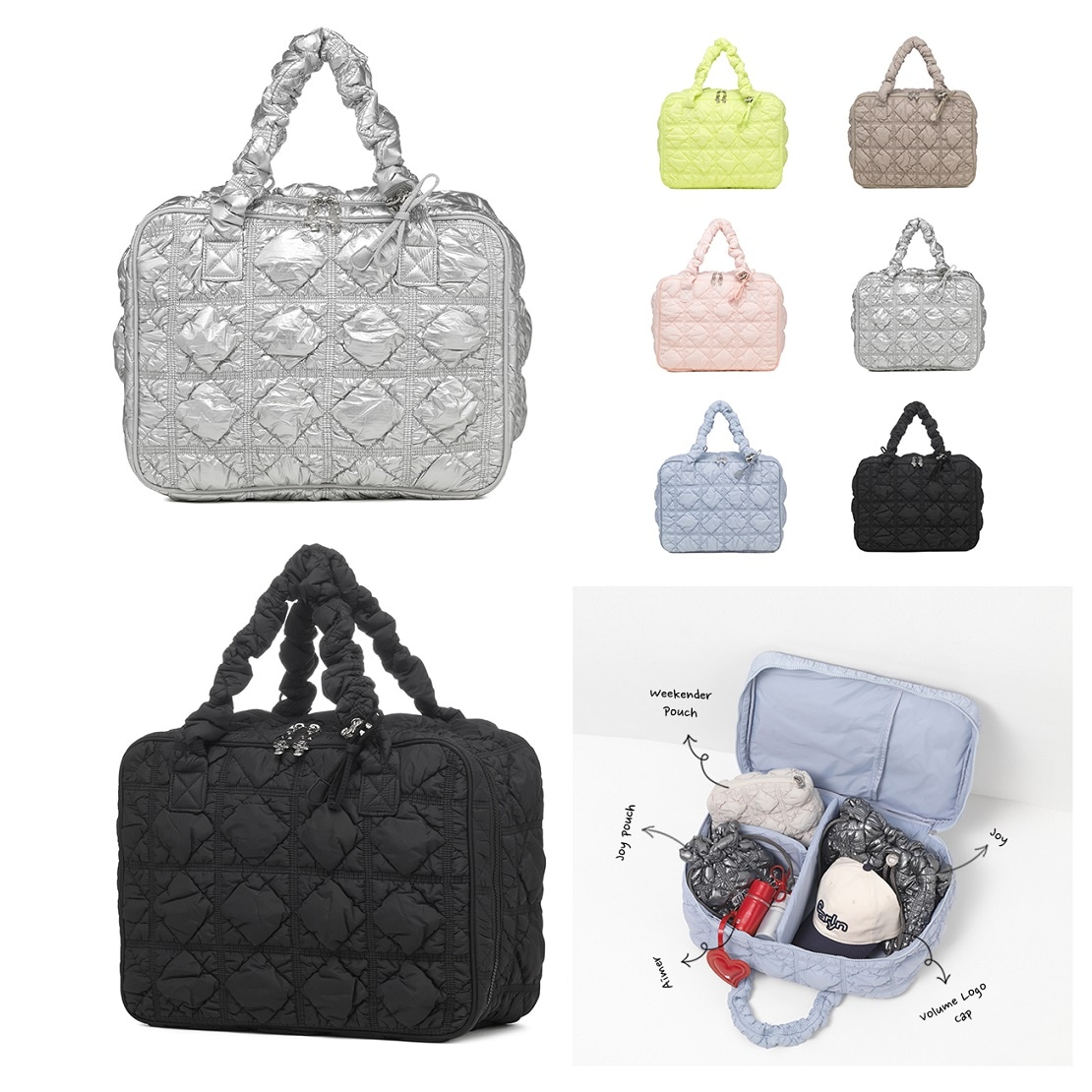 トラベルバッグ 大容量ポーチ 韓国スタイル トレンド シンプル デートコーデ プチプラ ロマンティック