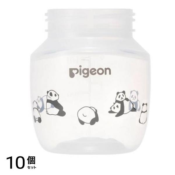 ピジョン magmag マグマグ成長実感 210mLボトル パンダ 1個入 10個セット