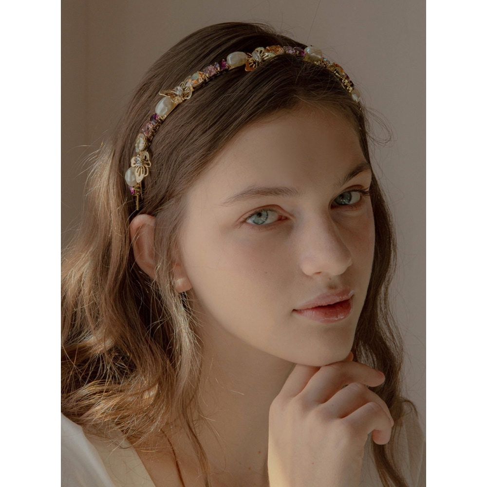 Jean Paul Clarisse蝶オーストリアクリスタルヘアバンドLFHB0734 48,280円