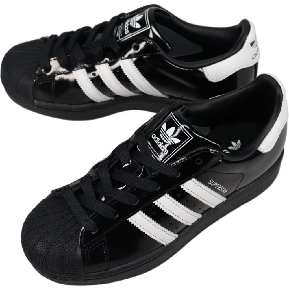 正規品 スーパースター 2SUPERSTAR II W コアブラック/フットウェアホワイト/コアブラック JH7756