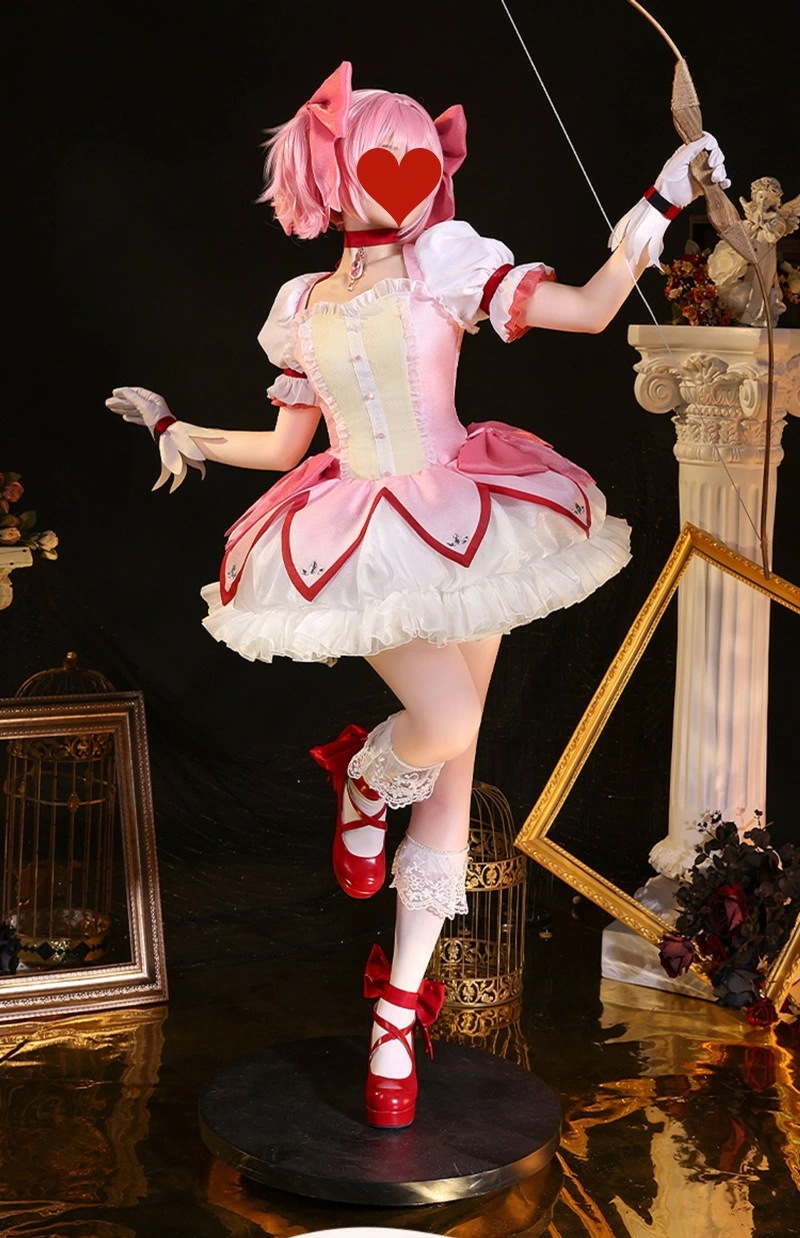 コスプレ コスチューム 鹿目まどか かなめまどか 魔法少女まどかマギカ Puella Magi Madoka Magica かつら購入可能